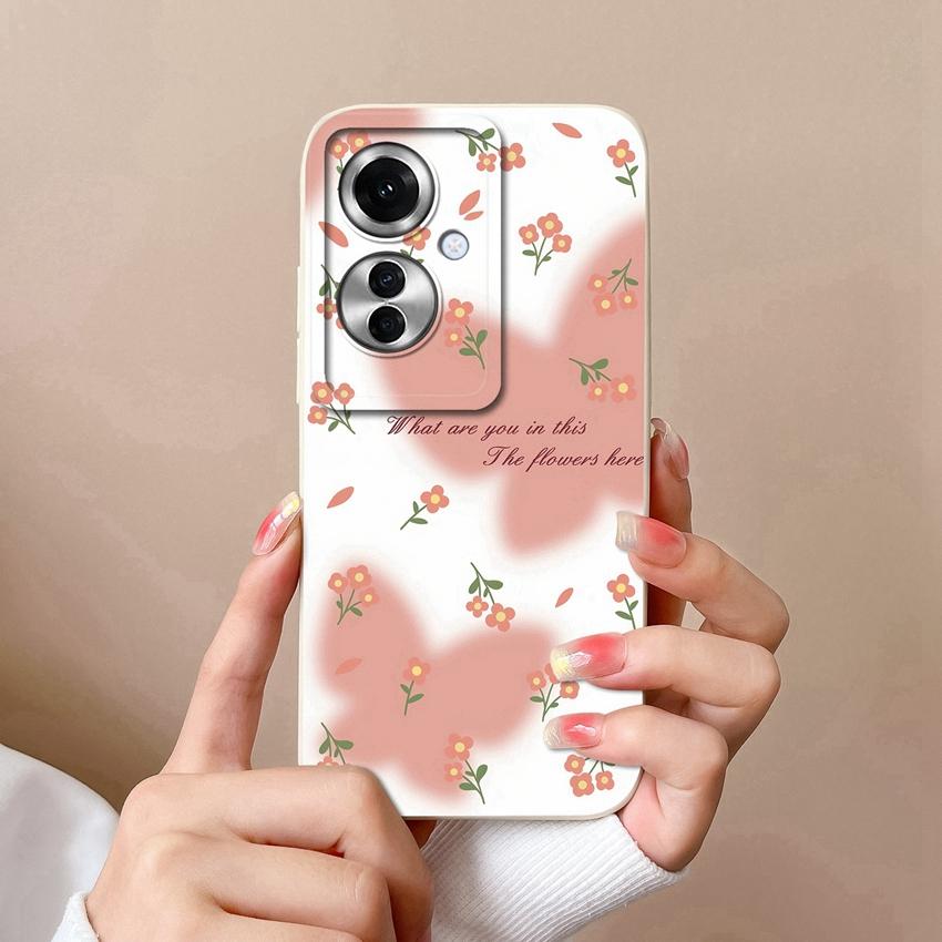 Sacs pour téléphone pour Oppo F25 Pro F23 Realme C20 C25 C30 C31 C33 C35 Narzo N53 N63 Motif Arbre de Coco de Plage Étui de Protection en Silicone Liquide pour Coque Oppo