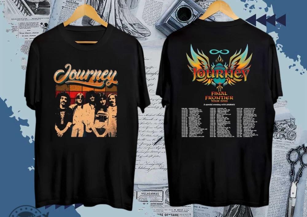 Journey Band Tour Final Frontier 2026 TShirt Gift For Fans S5XL Tee Unisex T-Shirt S