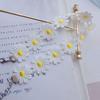 Girl Lace Gothic Choker for Women Vintage Sexy Fashion Velvet White Daisy Flower Necklace Lady Neck Jewelry Accessories