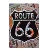 Vintage USA Route 66 Sign Metal Tin Plate Bar Pub Club Man Cave Wall Decoration Plaque Retro Poster Home Decor 30X20CM