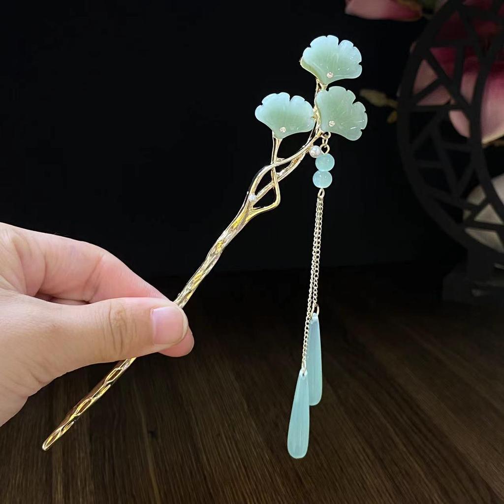 2023 New Ancient Style Tassel Hairpin - Chic Chinese Step Shake Hanfu & Cheongsam Accessory