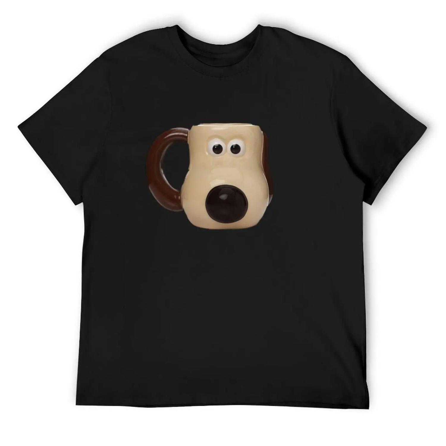 Gromit mug T-Shirt tops blacks man t shirt boys animal print mens graphic t-shirts XXXXXL разноцветный
