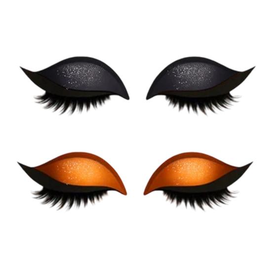 

2 пары ленивых теней для век, патчи для ресниц 2-в-1, наклейки для макияжа теней для век и накладных ресниц, многоразовые наклейки для макияжа глаз с тенями и накладными ресницами