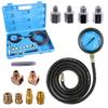 Engine Oil Pressure Gauge Tester Set Manometer Suitcase 12 Pcs