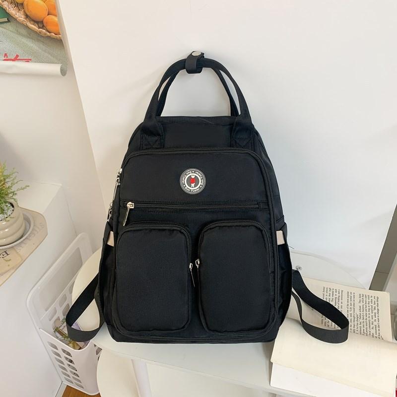 Schoolbag 2025 New Large-capacity Multi-compartment Junior High School Student Schoolbag Korean Version Versatile Backpack Casual Simple Schoolbag