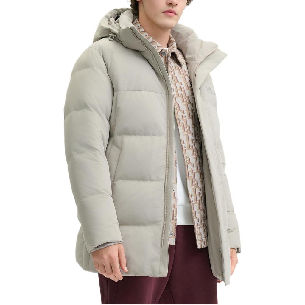 New FILA Down Jacket Men's Rock Khaki F11M448906FLK