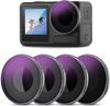 NEEWER ND Filter Set Filters Compatible with Osmo Action 5 (4 Included), Pro/Action 4.