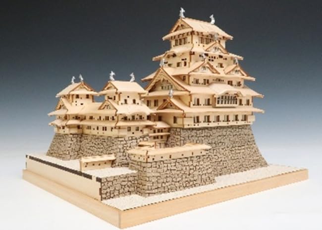 Woody Joe Himeji Castle Wooden Model Assembly Kit 1/300