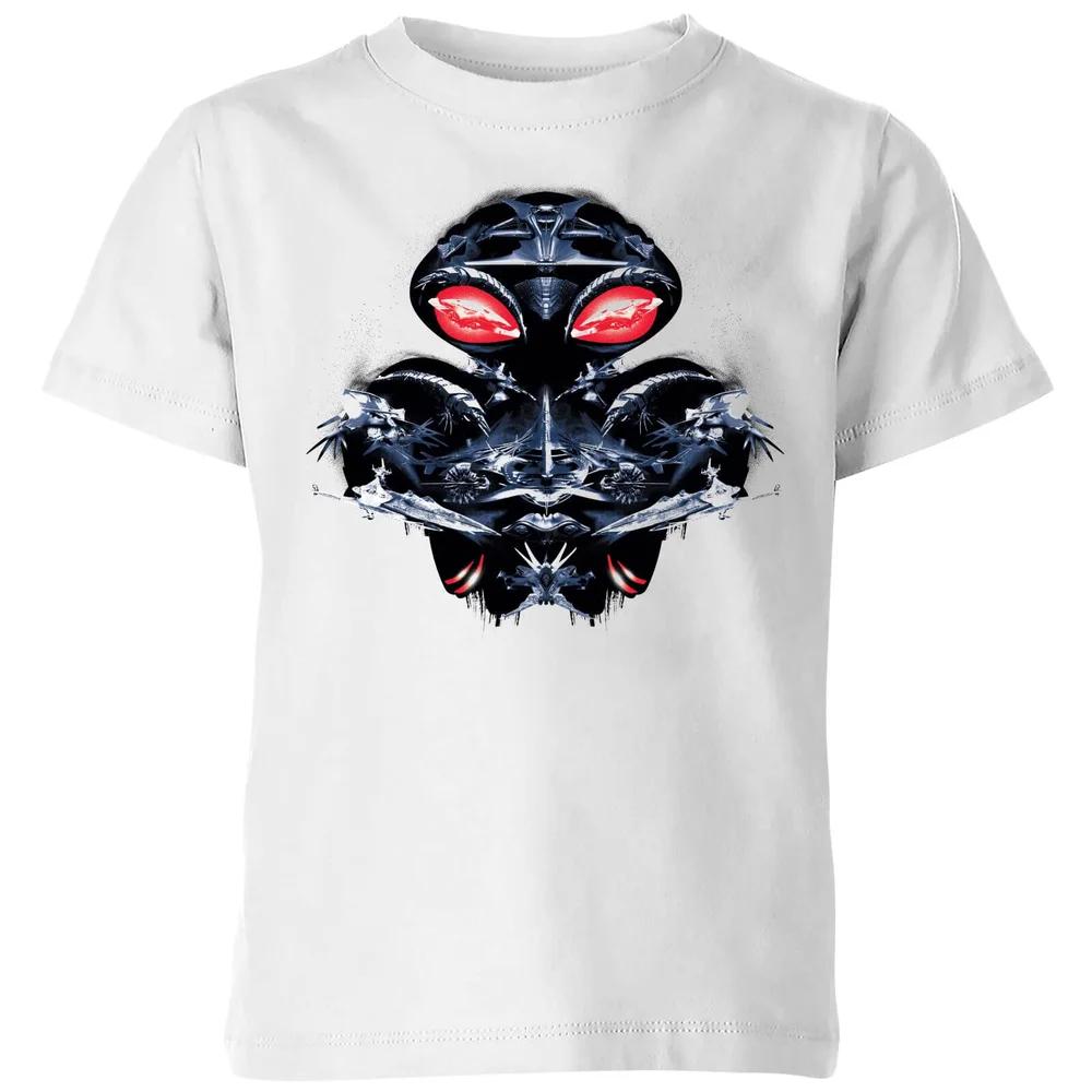 Aquaman Black Manta Sea At War Kids  T-Shirt - White - 3-4 Years 150