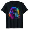 Funny Poodle Dog Party Cute Oversized T-shirt Summer Style Mens Clothing Streetwear Cotton Tshirt Birthday Gifts Fitness T Shirt