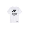 Nike Printed Letter Logo Cotton Crew Neck T-Shirt Men Tops White DM6428-100