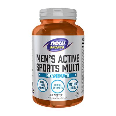 Multivitamínico Activo Deportivo para Hombre, 180 Cápsulas Blandas