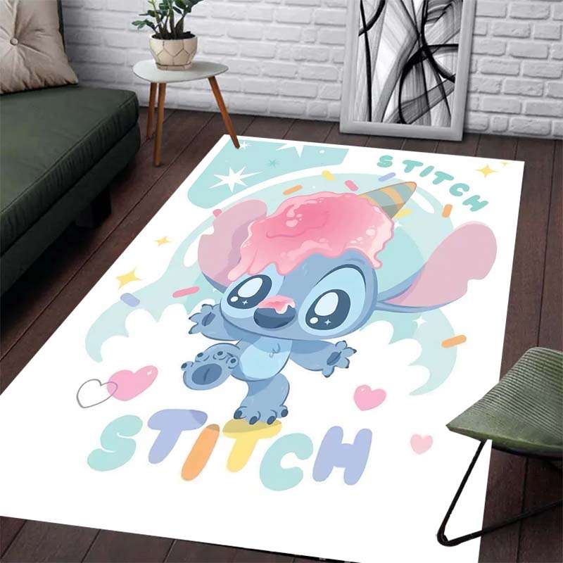 

Stitch Pattern Carpet Under The Moonlight - Slip-resistant Kitchen, Outdoor Carpet, Home and Bedroom Decorations, Birthday Gifts 60x90cm