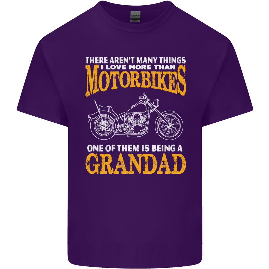 Being a Grandad Biker Motorcycle Motorbike Unisexs Light Cotton TShirt