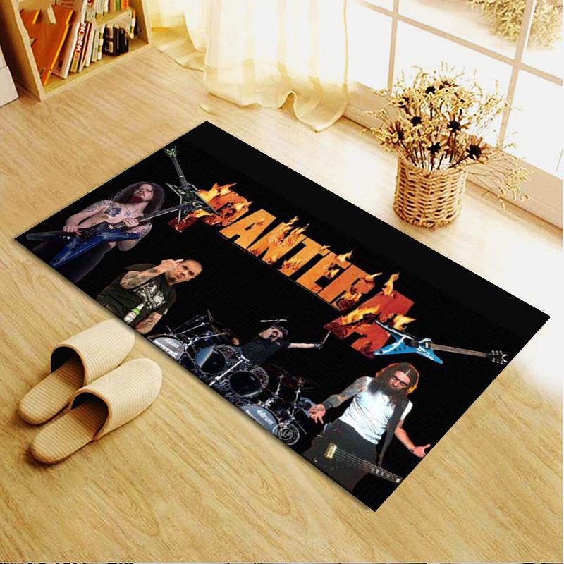 Pantera Band Carpet Rug for Living Room Bedroom Home Sofa Decoration,Kids Play Non-slip Floor Mat