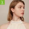Star Ear Buckle S925 Silver, Personality Charm Fashionable Star Earrings Sce1136