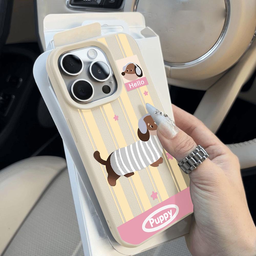 Pouzdro na telefon pro iPhone 11 13 16 Pro Max iPhone XR XS Max 14 15 Pro Max 12 13 Pro Max 16 Plus 13 Pro 14 Pro Cartoon Painted Macaron Colors