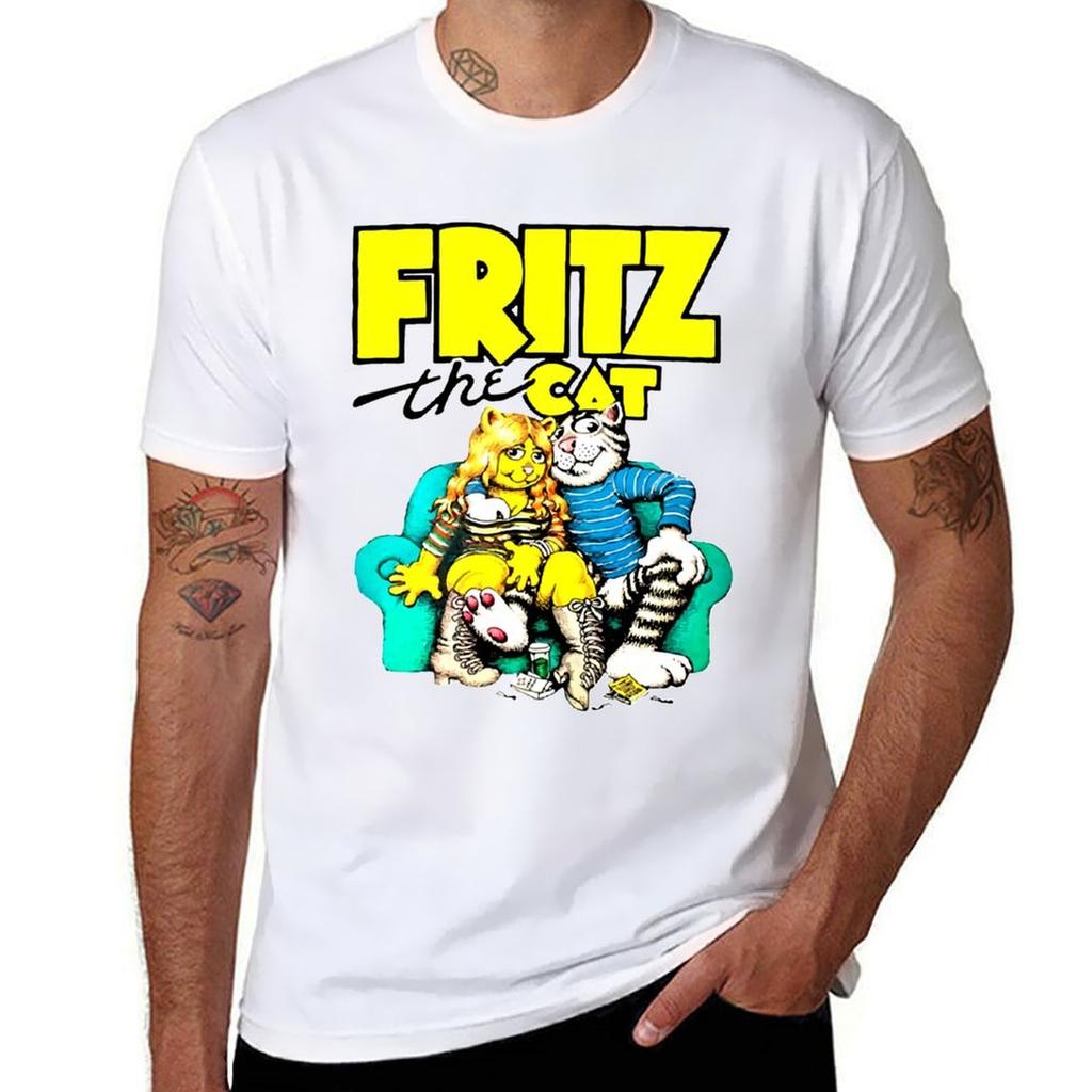 Fritzthecat Tshirt Big Size Short Sleeve Casual Top Tshirt
