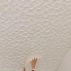 3D Grid Room Warm Decoration Self-adhesive Wall Stickers 35*35cm Foam Waterproof Anti-collision Wallpaper Ceiling Background