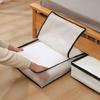 PEVA Waterproof Quilt Storage Bag Large Capacity Clothing Storage Bag Under Bed Quilt Dustproof Bag Wardrobe Organizer