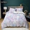 Luxury Leopard Print Bedding Set King Queen Size Microfiber Geometric Stripe 3D Print Duvet Cover With Pillowcases Bedroom Decor
