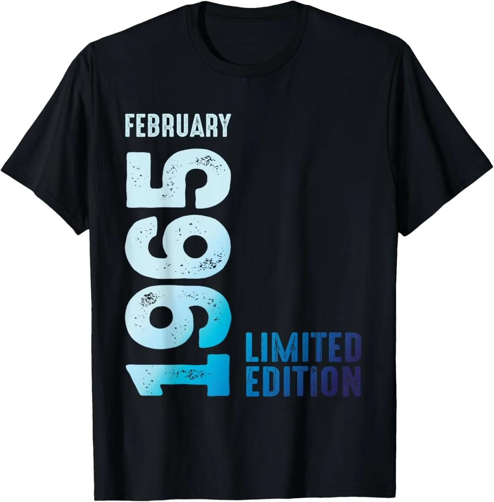 T-shirt d'été pour hommes Vintage 1965 Imprimé T-shirts T-shirt surdimensionné Haut Vêtements pour hommes Streetwear d'extérieur Manches courtes Pull