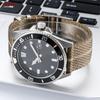 Ribbed Nylon Watch Strap for Omega 20mm 22mm Woven Nylon Watchbands for Seiko Men's Military Sport Breathable Wristwatch Band