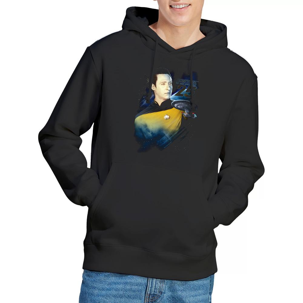 Star Trek Mens 25th Data Hoodie