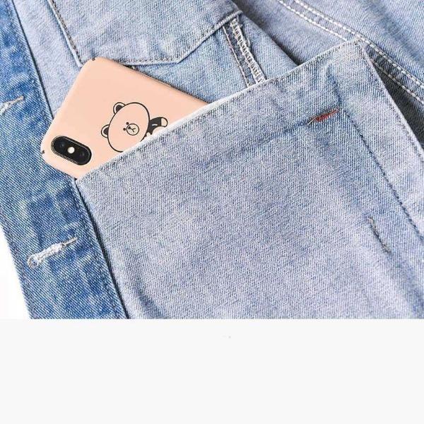 Casual Loose Denim Jacket for Women Students, Autumn and Spring Korean Style Denim Coat