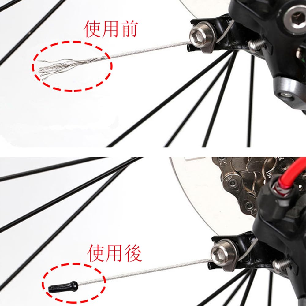 Bicycle Brake Cable Set of 70 End Cap Bicycle Shifter