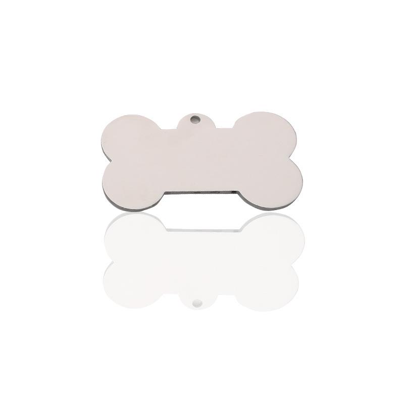Personalized Engraved Pet Dog ID Tag with Bell and Necklace Collar for Cats and Dogs