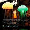 Lampe Méduses Flottantes - Lumière Jellyflow LED RGB Dégradé avec Contrôle Vocal & Veilleuse Portable Rechargeable