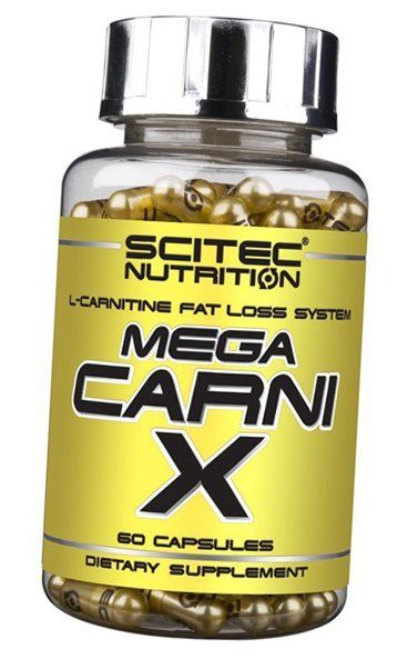 

Carnitine Tartrate for weight loss, Mega Carni-X, Scitec Nutrition 60 caps (02087014) 60caps