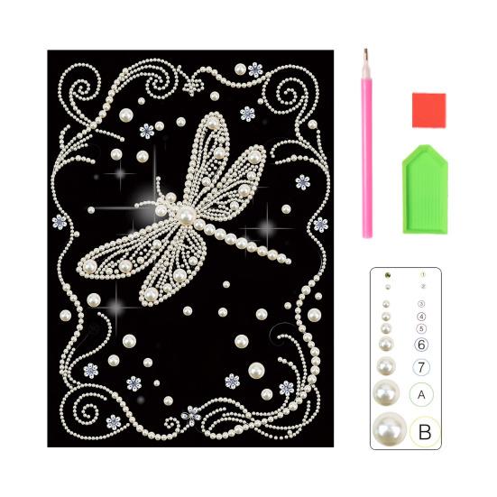 3D-Perlenmalerei-Set zum Selbermachen: Mosaik-Wandbild mit Strassperlen und Schmetterlingen für Erwachsene – ideal für die Schlafzimmerdekoration.