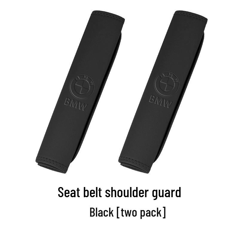 BMW Car Seat Belt Shoulder Pads Compatible with 5, I3, 1, 7 Series, X1, X3, X5, X6 - Seat Belt Protectors