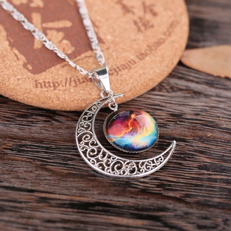 Direct Necklace Star Moon Necklace Time Gem Star Necklace X002