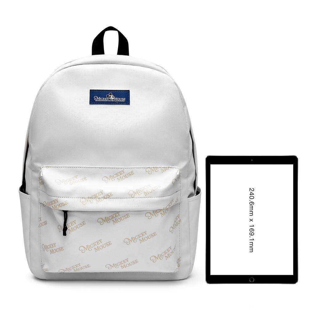 New Disney Mickey Series Fabric Backpack Laptop Bag Unisex White/Pink/Black DHB41489-A