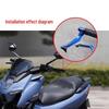 Zontes ZT350M Bullhorn Handguards for Motorcycle Racing Modifications