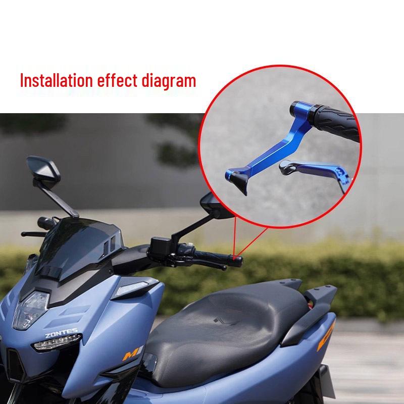 Zontes ZT350M Bullhorn Handguards for Motorcycle Racing Modifications
