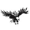 Car Front Engine Hood Vinyl Sticker Flying Animal Graphics Decal DIY Decoration