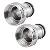 2pcs Adapter Connector Faucet Hose Thread Garden Hose