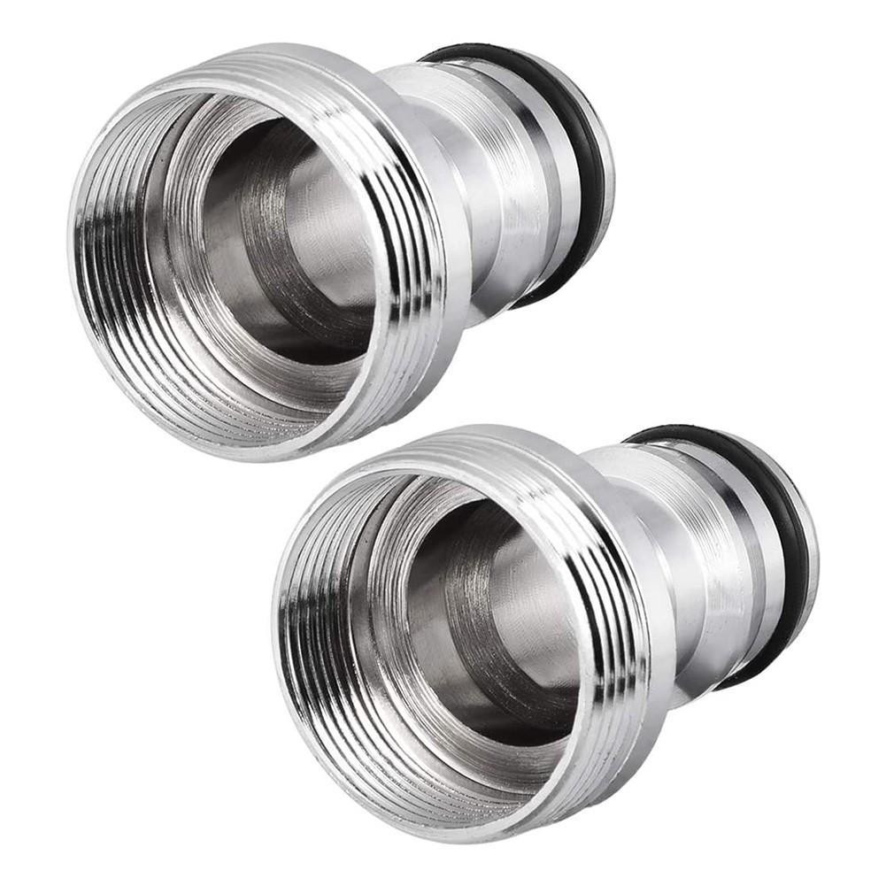2pcs Adapter Connector Faucet Hose Thread Garden Hose