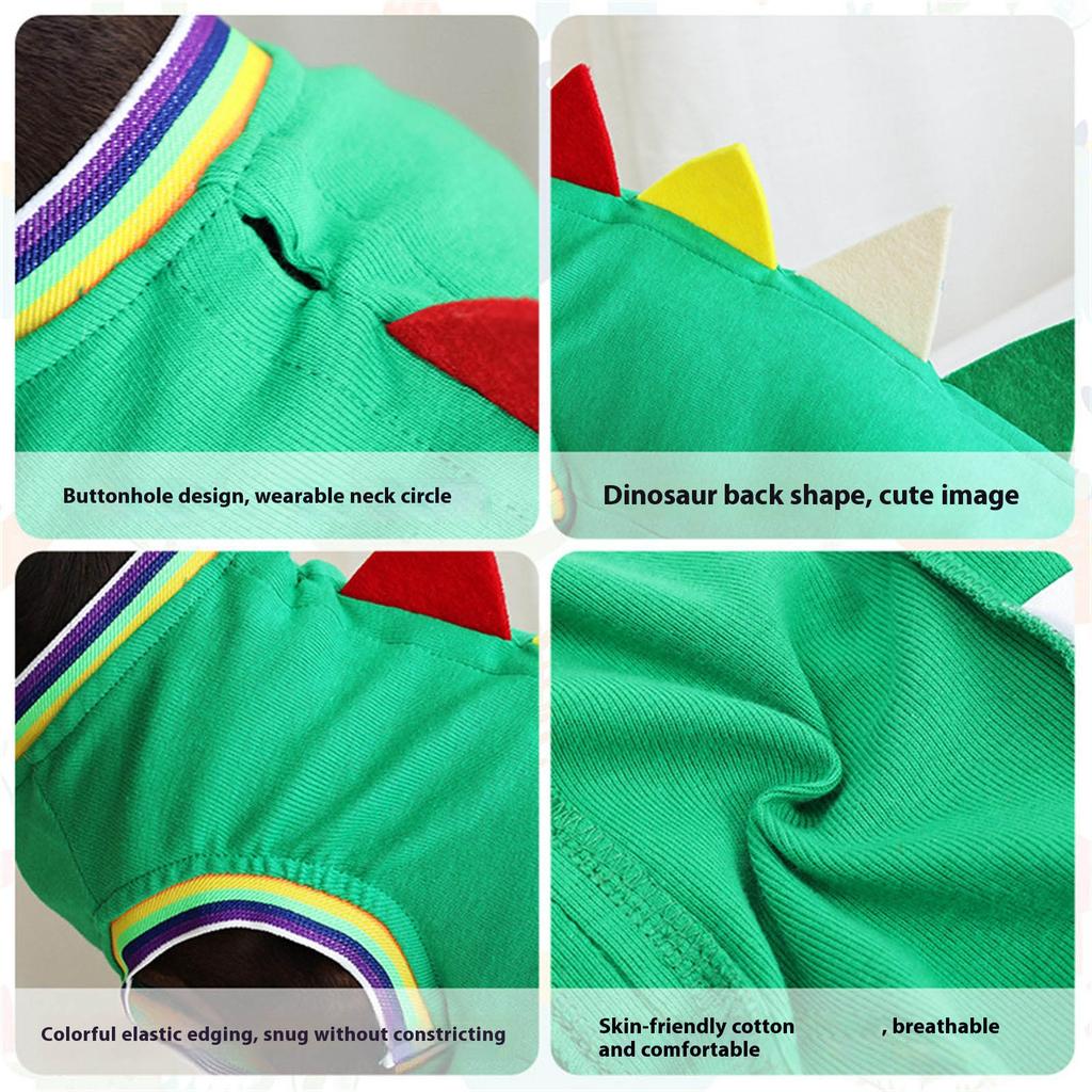 Dachshund Apparel Dinosaur Costume For Small Dog Simple To Wear Pet Cosplay Outfit For Theme Party Halloween Gathering