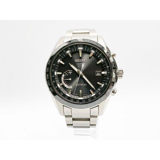 Used [Working Item] Seiko Astron GPS Solar 8X22-0AG0-2 Black Dial Men's Watch No Battery Replacement Required