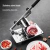 maxcook Stainless Steel Manual Meat Slicer for Frozen Beef & Lamb