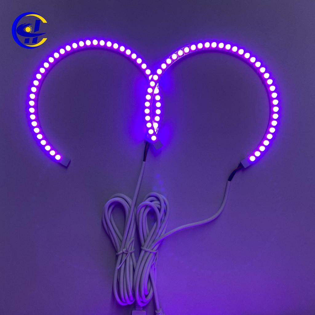 Colorful RGB Remote Control Angel Eyes (131mm, 146mm) for E36, E39, E46