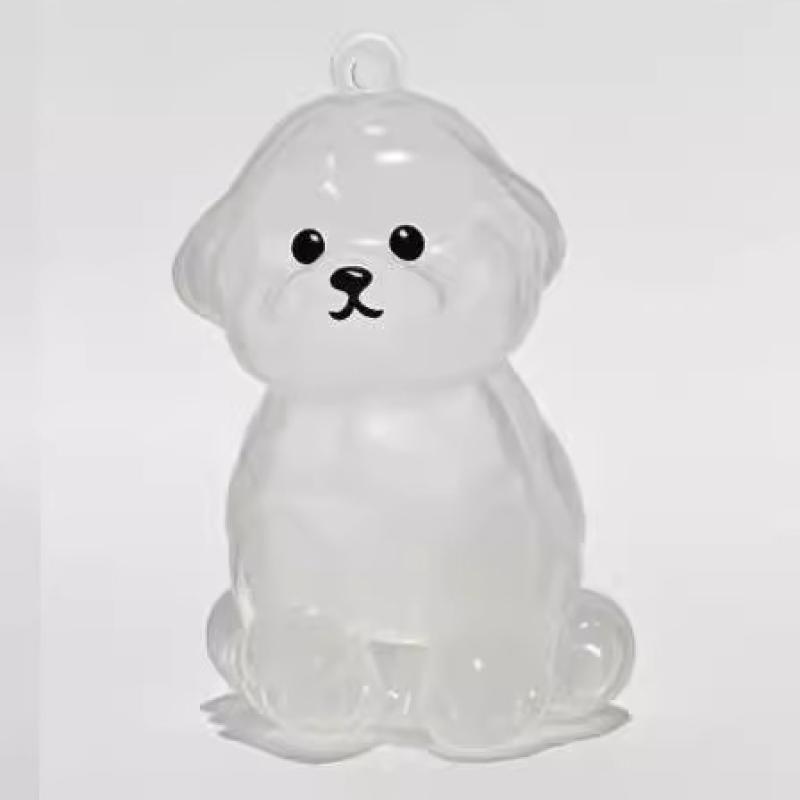 1 Piece Puppy Hair Transparent Storage Box Bag Dog Hair Hair Storage Capsule Pendant Charm Pet Collection Decoration Souvenirs