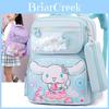 Cute Cartoon School Backpack For Kids With Adorable Kuromi Melody And Cinnamoroll Designs