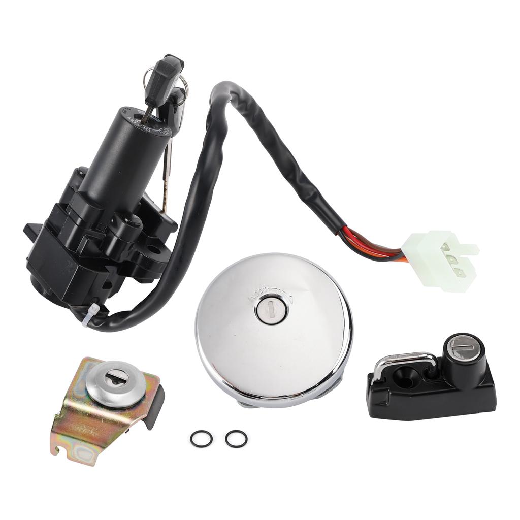 Ignition Switch Lock Set For Kawawaki W 800 EJ800 2019-2025 Gas Cap Helmet Lock