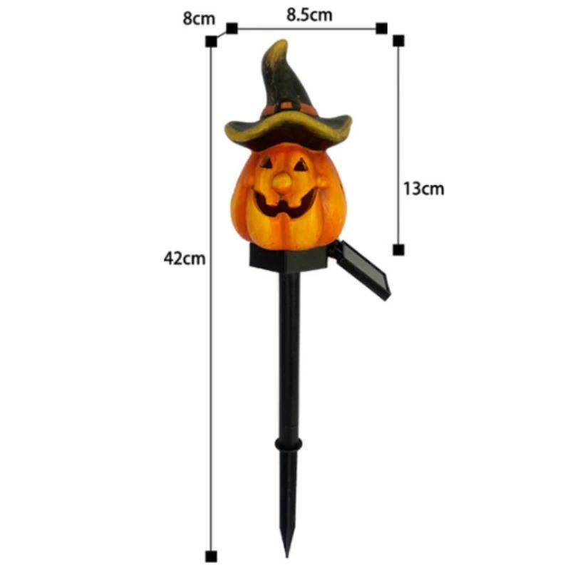 

1 шт. Хэллоуин Тыква Садовые Солнечные Фонари Колышки для Наружных Хэллоуин Украшений Садовый Дисплей Декор для Веранды Style B